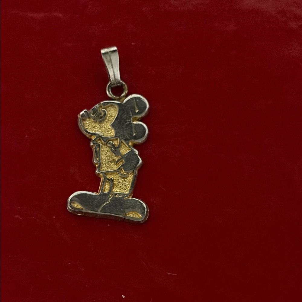Gold and Silver Cartoon Character Pendant